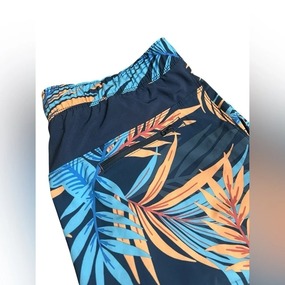Speedo hydro floral blue swim trunks